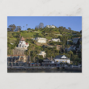 Carte Postale La ville d'Avalon sur l'île de Catalina,