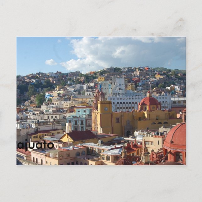 Carte Postale La ville de Guanajuato (Devant)
