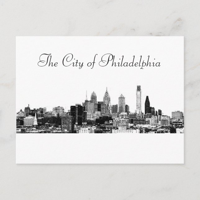 Carte Postale La ville de Philadelphie (Devant)