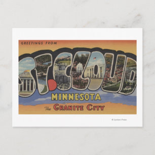 Carte Postale La Ville Granite - Grandes Scènes Lettre