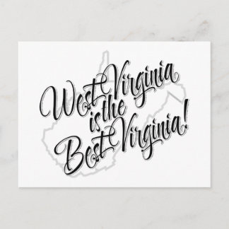 Carte Postale La Virginie-Occidentale est la meilleure Virginie