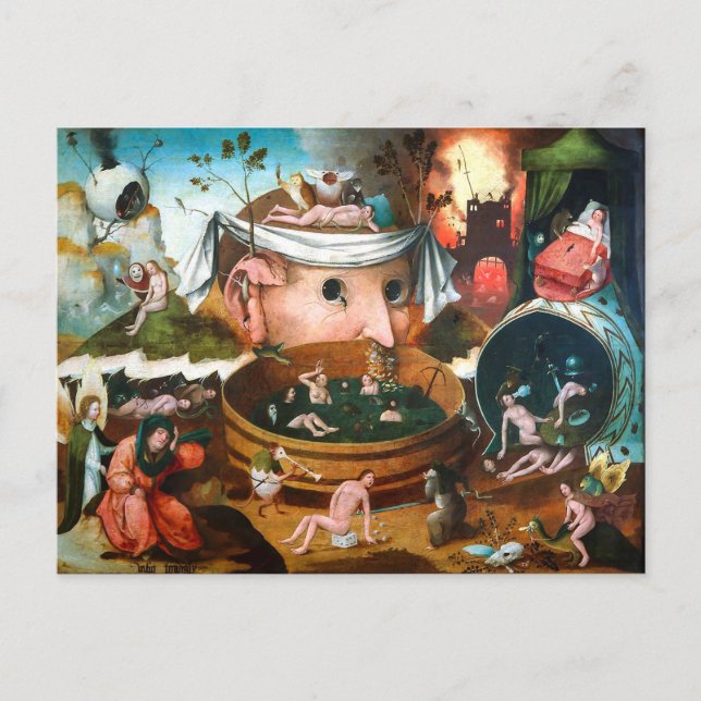 Carte Postale La vision de Tondal | Hieronymus Bosch | (Devant)