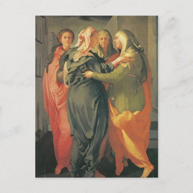 Carte Postale La Visitation - Jacopo Da Pontormo (Devant)