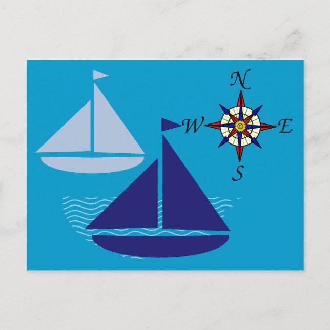 Carte Postale La Voile (Devant)