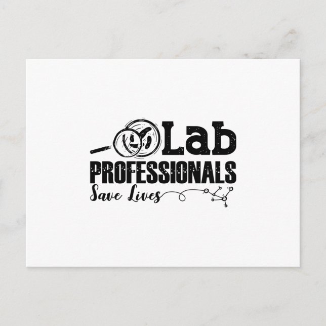 Carte Postale Lab Professionals (Devant)