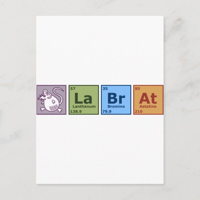 Carte Postale Lab Rat (Devant)