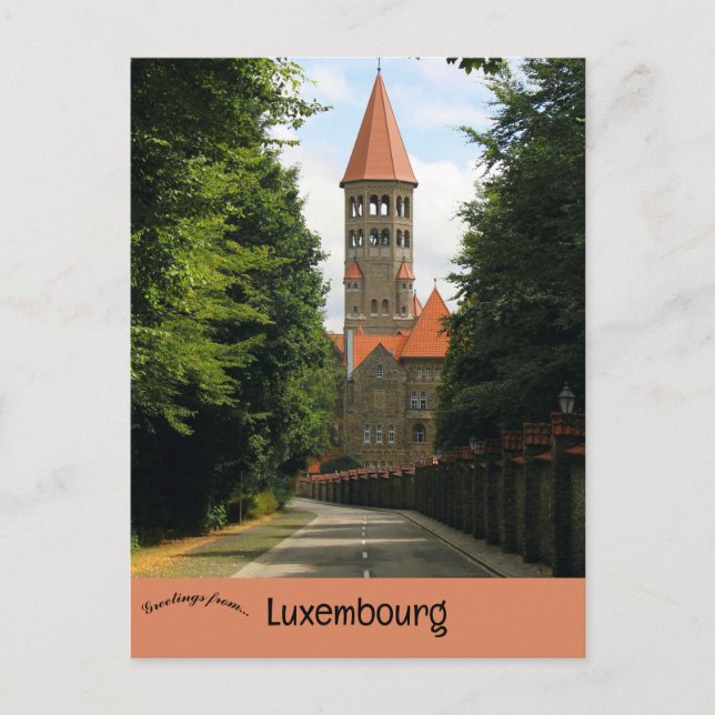 Carte Postale L'abbaye de Clervaux Clervaux Luxembourg (Devant)