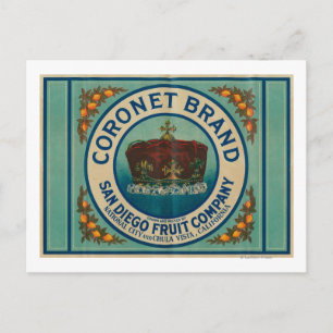 Carte Postale Label Citron Coronet Chula Vista, CA