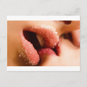Carte Postale Lábios doces - Lèvres à sucre