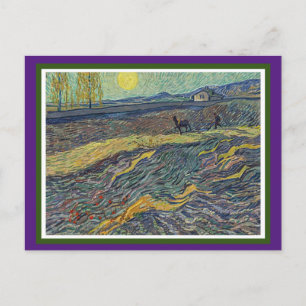 Carte Postale Laboureur dans un Champ, Van Gogh, Fine Art