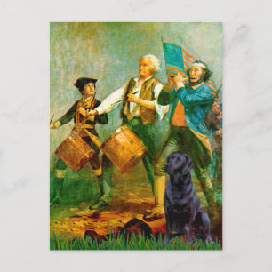 Carte Postale Labrador (noir) - Spirit of ' 76