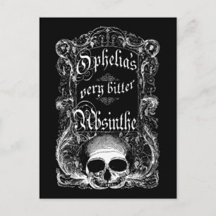 Carte Postale L'absinthe très amère d'Ophélie
