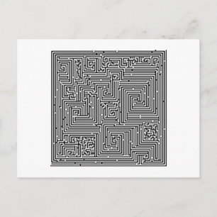Carte Postale Labyrinthe