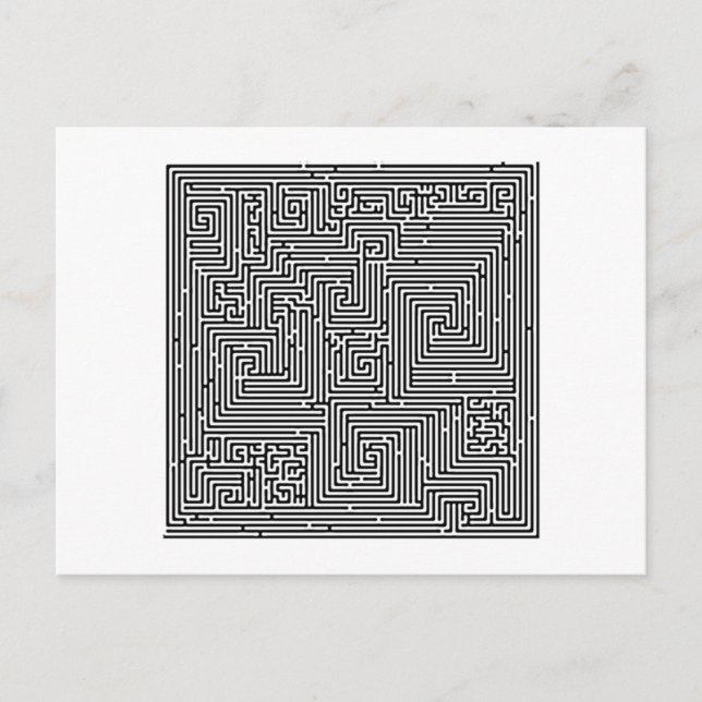 Carte Postale Labyrinthe (Devant)