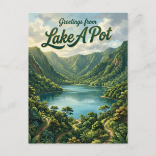 Carte Postale Lac A Pot Guinée Équatoriale
