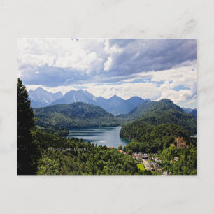 Carte Postale Lac Alpsee, Bavière, Allemagne