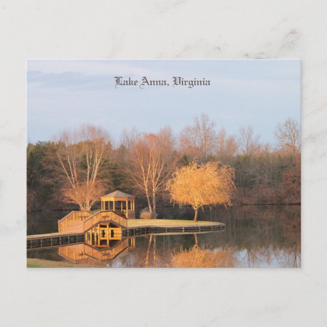 Carte Postale Lac Anna, Virginie.  (Devant)