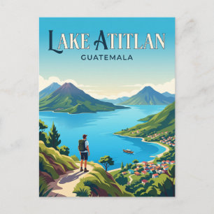 Carte Postale Lac Atitlan Guatemala
