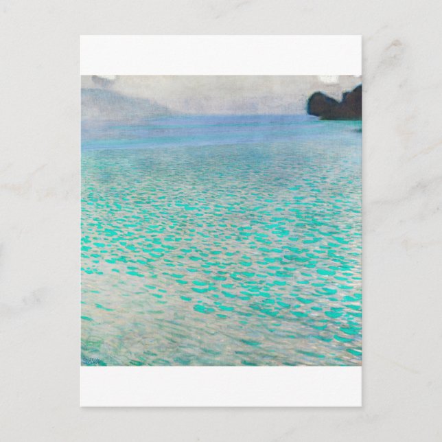 Carte Postale Lac Atter, Gustav Klimt (Devant)