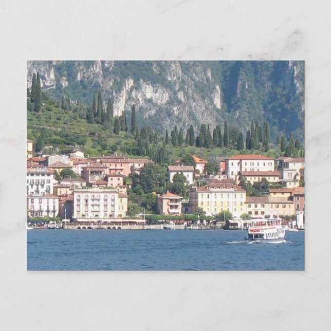 Carte Postale Lac Bellagio Côme Italie (Devant)