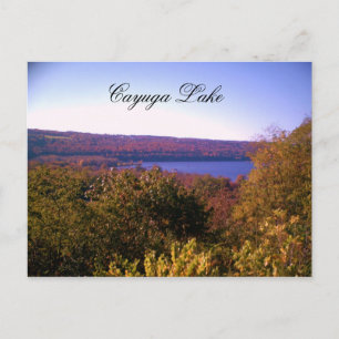 CARTE POSTALE LAC CAYUGA EN AUTOMNE