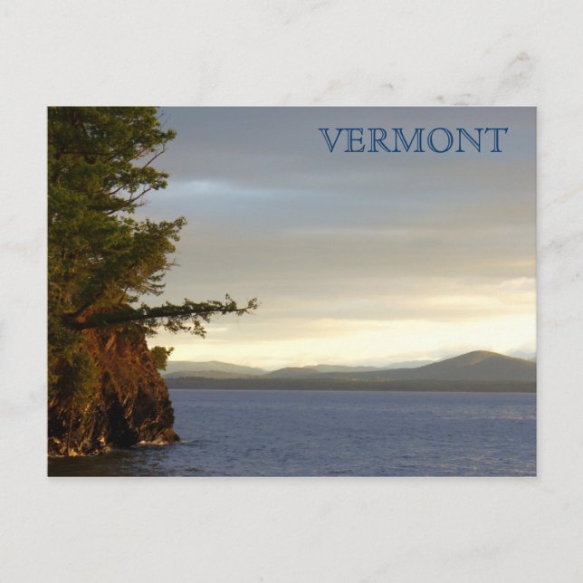 Carte Postale Lac Champlain de Shelburn Farms, VT (Devant)