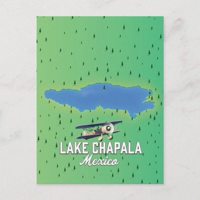 Carte Postale lac Chapala Mexique (Devant)