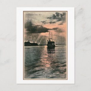 Carte Postale Lac Chautauqua, New York, Vintage