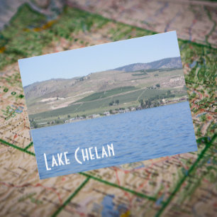 Carte Postale Lac Chelan, Washington Photo de voyage
