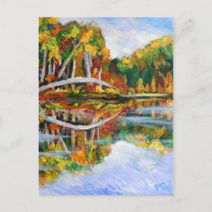 Carte Postale Lac d'automne