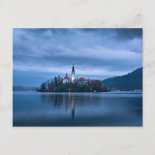Carte Postale Lac de Bled, Slovénie