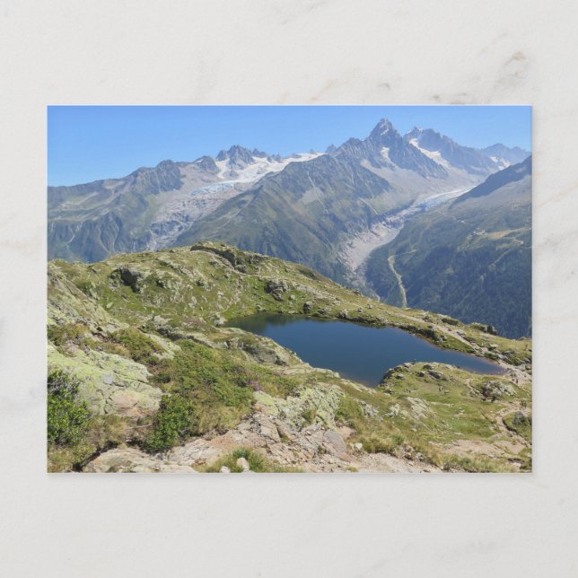 Carte Postale Lac de Cheserys Chamonix Alpes françaises (Devant)