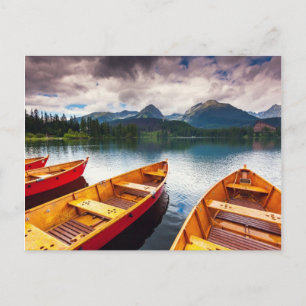 Carte Postale Lac de montagne dans le Parc National High Tatra