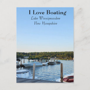 Carte Postale lac de plaisance Winnipesaukee
