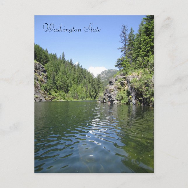 Carte Postale Lac de truite (Devant)