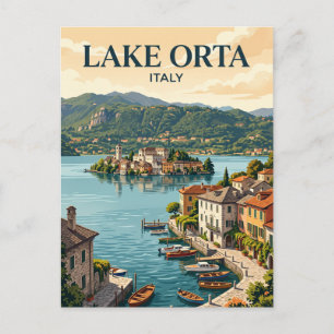 Carte Postale Lac d'Orta Italie