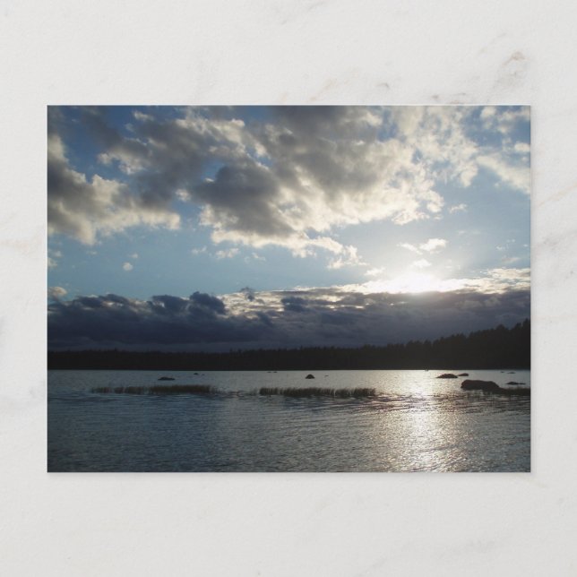 Carte Postale Lac en Finlande (Devant)
