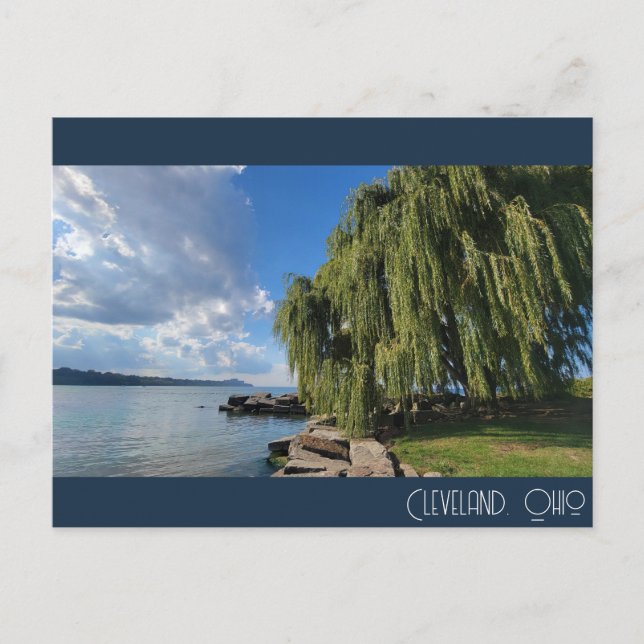 Carte Postale Lac Erie, Cleveland (Devant)