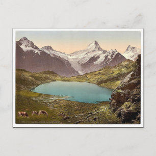 Carte Postale Lac et Faulhorn, Oberland bernois, Suisse v