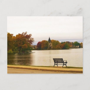 Carte Postale Lac Fowler en automne, WI