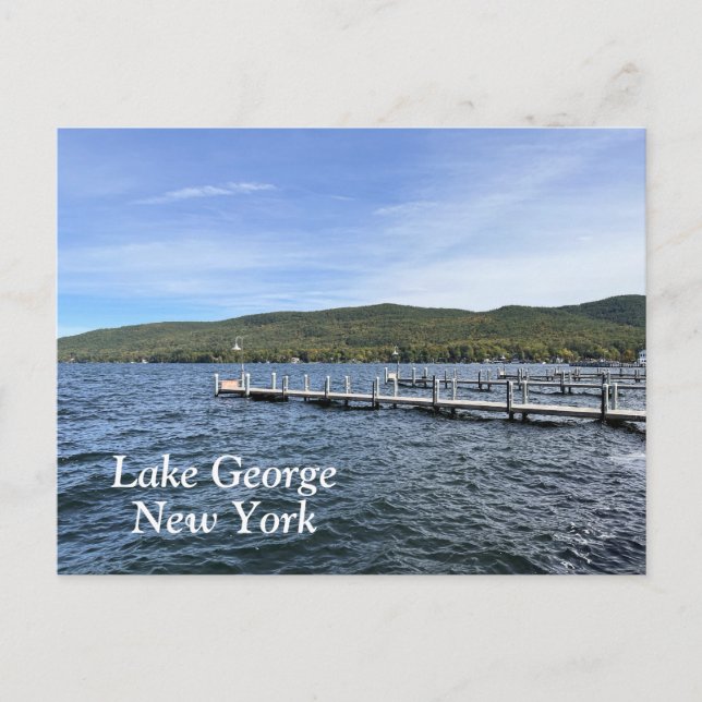Carte Postale Lac George New York (Devant)