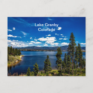 Carte Postale Lac Granby, Colorado (étiqueté)