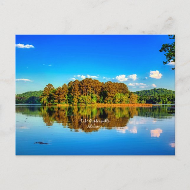 Carte Postale Lac Guntersville, Alabama (Devant)