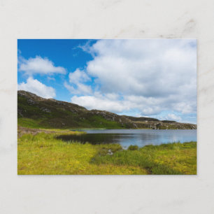 Carte Postale Lac irlandais paysage pittoresque Irlande vue mont