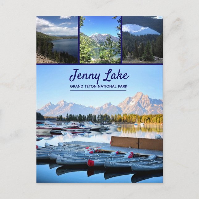 Carte Postale Lac Jenny | Grand Teton National Park Mountains (Devant)