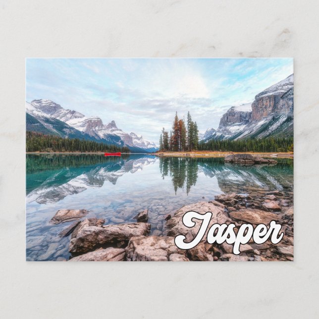 Carte Postale Lac Maligne, Parc national Jasper (Devant)