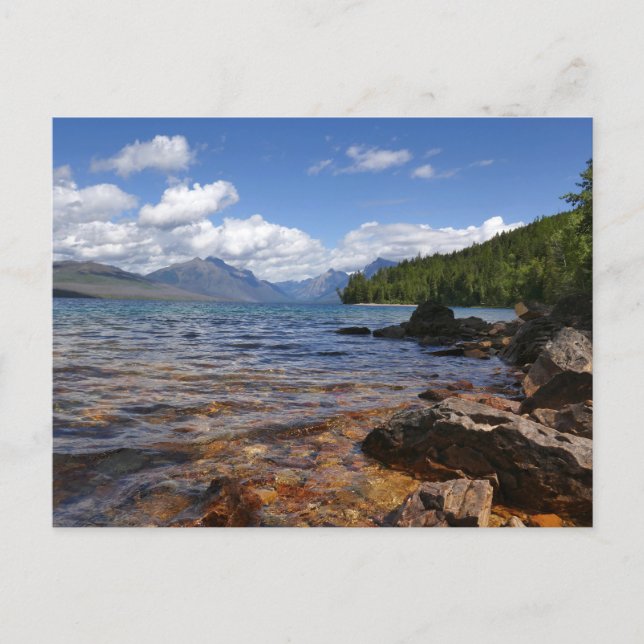 Carte Postale Lac McDonald I (Devant)