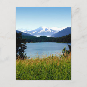 Carte postale : Lac Mendenhall et Glacier