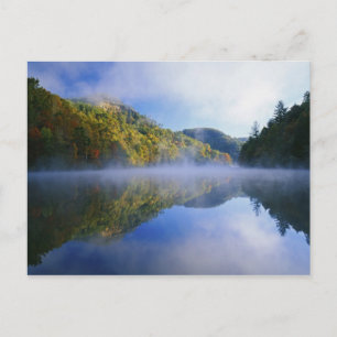 Carte Postale Lac Millcreek et couleurs d'automne au lever du so