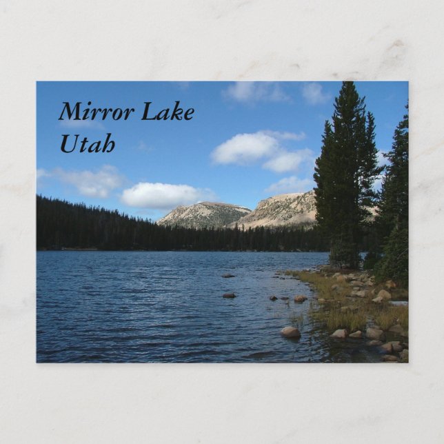Carte Postale Lac Mirror (Devant)